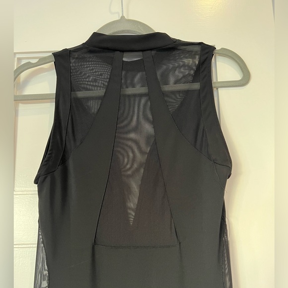 Zara Contrasting Tulle Dress Black size Small - Picture 2 of 5